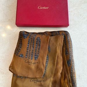 Cartier silk scarf